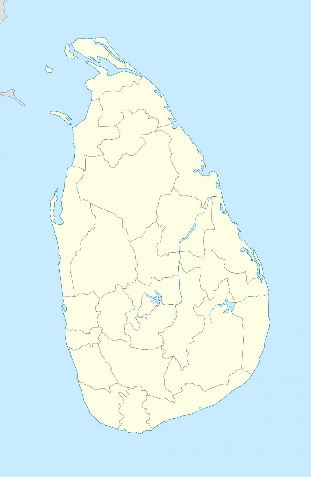 mapa Sri Lanka dibisioko idazkaritza