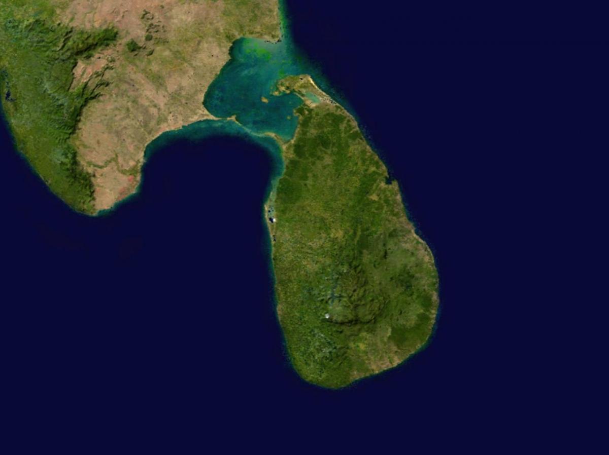 online satelite mapa Sri Lanka