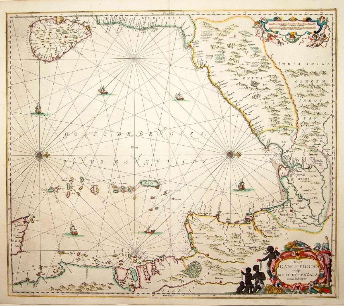 antzinako Sri Lanka mapa