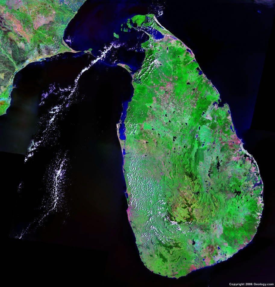 mapa Sri Lanka mapa online