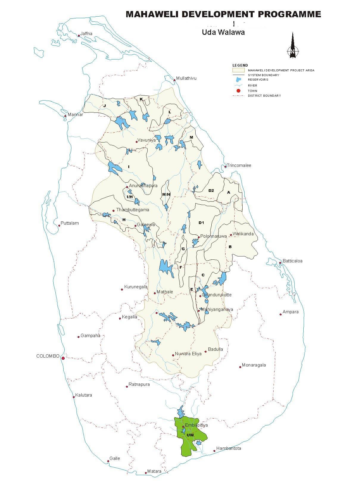 mapa tankeak Sri Lanka
