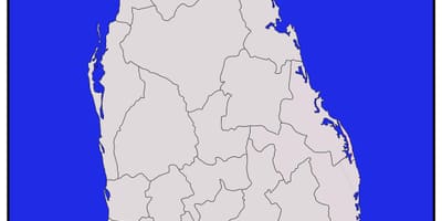 Mapa galle Sri Lanka