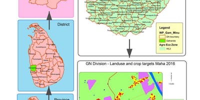 Mapa gn zatiketa mapa Sri Lanka
