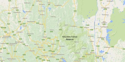 Mapa knuckles Sri Lanka