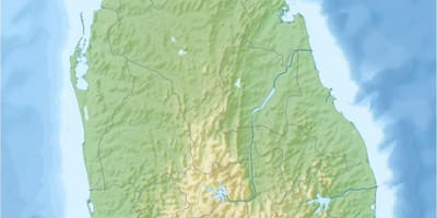 Mapa lurra mapa Sri Lanka