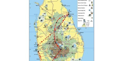 Mapa sinboloak Sri Lanka