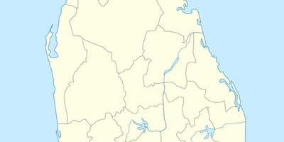 Mapa Sri Lanka dibisioko idazkaritza