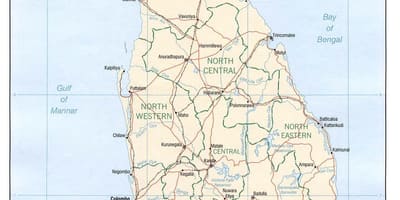 Mapa Sri Lanka mapa bideoa