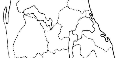 Mapa Sri Lanka mapa lerro marrazketa