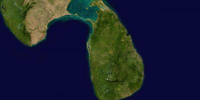 Online satelite mapa Sri Lanka